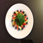 Spinatsalat mit Heidelbeeren