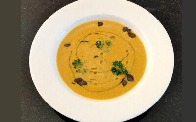Scharfe Kürbiscremesuppe