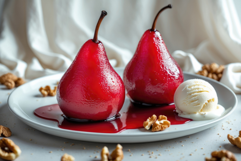 Rotweinbirne Rezept