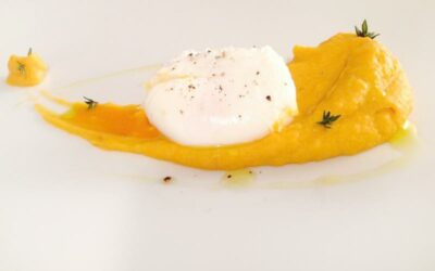 Rezept Süsskartoffel-Püree mit pochiertem Ei