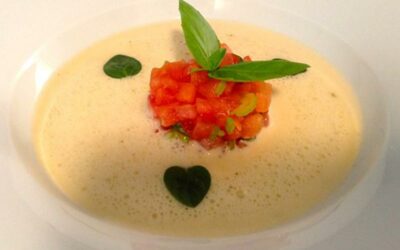 Weiße Tomatensuppe