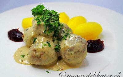 Köttbullar Rezept – Schwedische Hackfleischbällchen