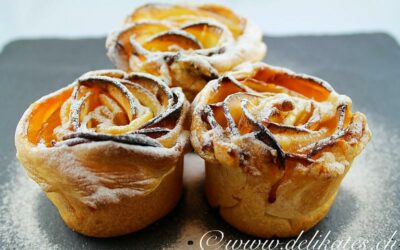 Blätterteig Apfelrosen – Rezept