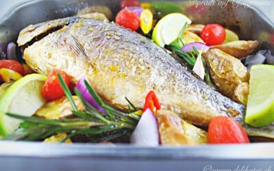Dorade auf Ofengemüse – #foodfrühling2017